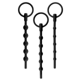 Silicone Ribbed Urethral Sounding Kit – Medical-Grade Flexible Urethral Sounds > Sex Toys For Men > Sounding Rods - Tophatter Daily Deals