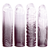 4 in 1 Extension Sleeve (Smoke) – Soft Flexible 7.5 Inch Sleeve > Sex Toys For Men > Penis Sleeves - Tophatter Daily Deals