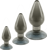 3 In 1 Anal Plug Kit – Flexible Hygienic Suction Cup Base Anal Plugs > Anal Range > Butt Plug Kits - Tophatter Daily Deals