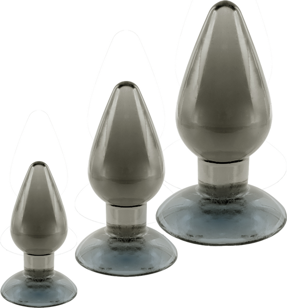 3 In 1 Anal Plug Kit – Flexible Hygienic Suction Cup Base Anal Plugs > Anal Range > Butt Plug Kits - Tophatter Daily Deals