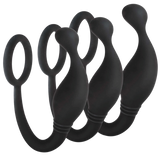Prostate Plug Set – Hygienic Silicone 3-Piece Small, Medium, and Large Plugs > Anal Range > Prostate Plugs - Tophatter Daily Deals