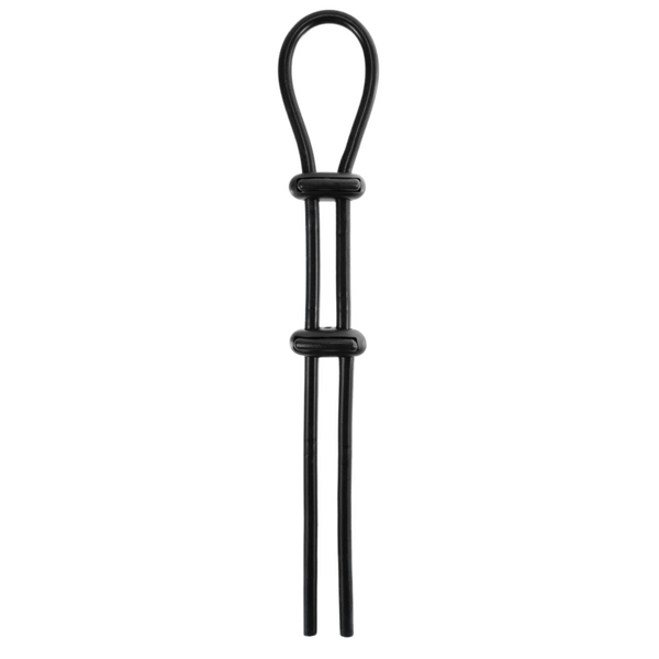 Adjustable Cock Ring with Ball Strap – Hygienic Silicone 16.5 Inch Cock Ring > Cock Ring > Adjustable - Tophatter Daily Deals