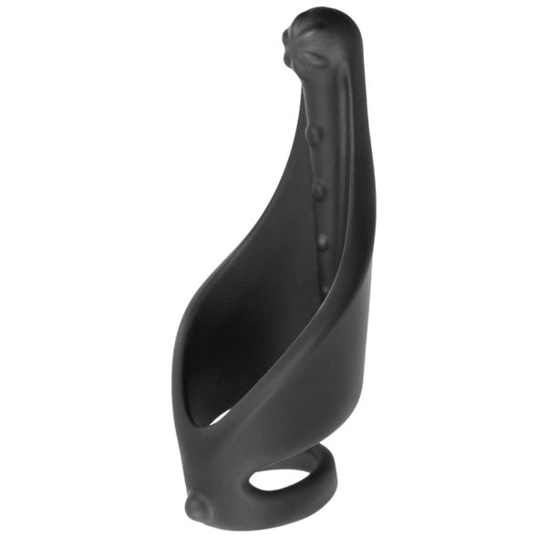 Cock Ring with Ball Strap and Clit Stimulator – Strap-On Cock Ring > Sex Toys > Couples Toys - Tophatter Daily Deals