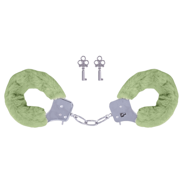 Furry Handcuffs – 7.4cm Chain Length Restraints > Bondage Gear > Handcuffs - Tophatter Daily Deals