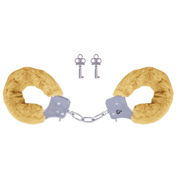 Furry Handcuffs – 7.4cm Chain Length Restraints > Bondage Gear > Handcuffs - Tophatter Daily Deals