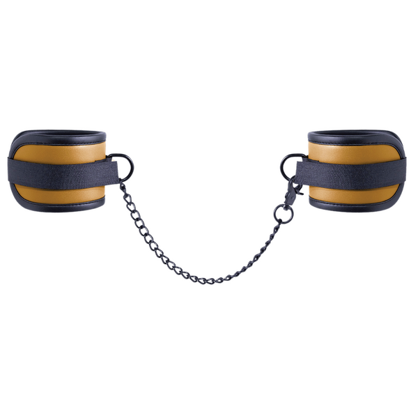 Adjustable Ankle Cuffs with Velcro Lock and 25.9cm Chain – Bondage Restraints > Bondage Gear > Restraints - Tophatter Daily Deals
