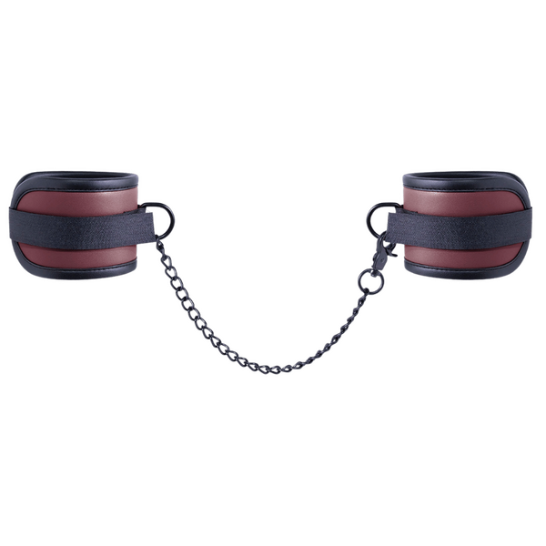 Adjustable Ankle Cuffs with Velcro Lock and 25.9cm Chain – Bondage Restraints > Bondage Gear > Restraints - Tophatter Daily Deals