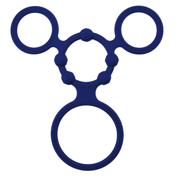 Triple Ring With Ball Stretcher – Stretchy Durable Silicone Ball Stretcher > Sex Toys For Men > Ball Stretchers - Tophatter Daily Deals