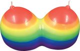 Rainbow Jumbow Boobie Candle – Decorative Candle > Candles > Novelty - Tophatter Daily Deals
