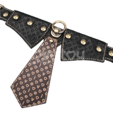 Rebellion Reign Collar with Leash – Luxury PU Leather Bondage Accessory > Bondage Gear > Collars & Leashes - Tophatter Daily Deals