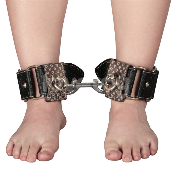Deluxe Ankle Cuffs – Luxury PU Ankle Cuffs with Bronze Spikes > Bondage Gear > Restraints - Tophatter Daily Deals