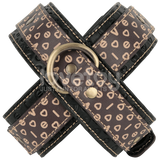 Rebellion Reign Crossed Handcuffs – Premium PU Wrist Cuffs with Velcro Closure > Bondage Gear > Restraints - Tophatter Daily Deals