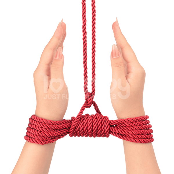 Rebellion Reign Ebony Silky Bondage Rope 10 Meter > Bondage Gear > Rope - Tophatter Daily Deals