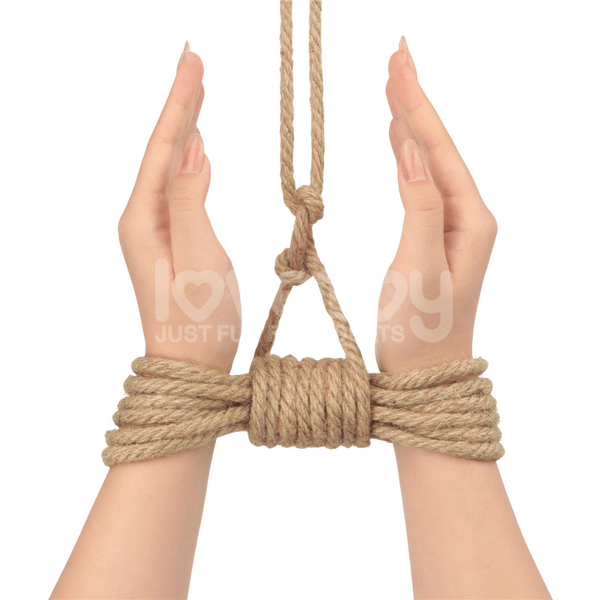 Rebellion Reign Rustic Hemp Bondage Rope 10 Meter – Traditional Bondage Rope > Bondage Gear > Rope - Tophatter Daily Deals