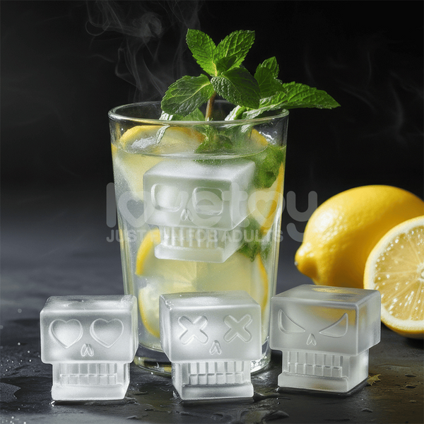 Skull Silicone Ice Tray – Flexible Food-Grade Silicone Drink Accessory > Novelties > Party Supplies - Tophatter Daily Deals