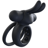 Ohare (Black | Blue | Green) – Rechargeable Silicone Rabbit Vibrating Cock Ring > Cock Ring > Vibrating - Tophatter Daily Deals