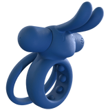Ohare (Black | Blue | Green) – Rechargeable Silicone Rabbit Vibrating Cock Ring > Cock Ring > Vibrating - Tophatter Daily Deals