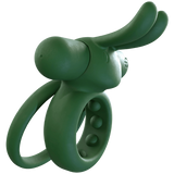 Ohare (Black | Blue | Green) – Rechargeable Silicone Rabbit Vibrating Cock Ring > Cock Ring > Vibrating - Tophatter Daily Deals