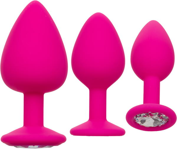 Cheeky Gems – Anal Training Kit with Three Graduated Anal Plugs > Anal Range > Butt Plug Kits - Tophatter Daily Deals