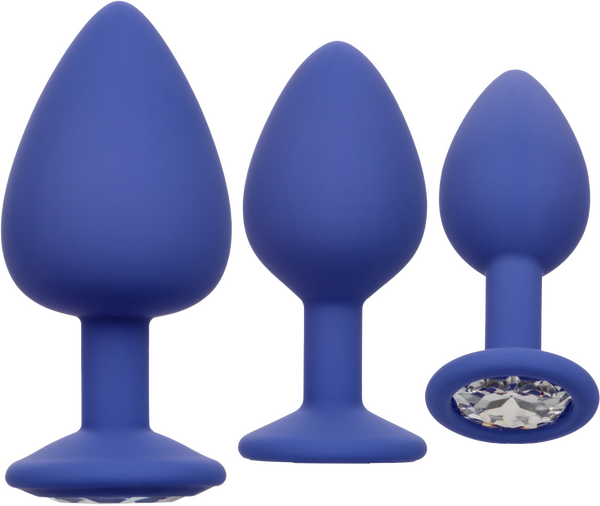 Cheeky Gems – Anal Training Kit with Three Graduated Anal Plugs > Anal Range > Butt Plug Kits - Tophatter Daily Deals