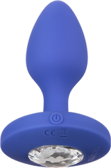Cheeky Gems Medium Rechargeable Vibrating Probe – Flexible Silicone Vibrator > Anal Range > Jewel Butt Plugs - Tophatter Daily Deals