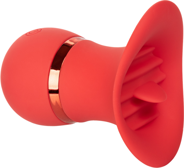 Tantalize French Kiss Charmer – Compact Flickering Tongue Teaser Vibrator > Vibrators > Ladies > Clitoral Vibrators and Stimulators - Tophatter Daily Deals