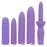 Dr. Laura Berman Dilators Set with Four Locking Sizes and Premium Silicone Textured Sleeve in Purple > Sex Toys > Dilators - Tophatter Daily Deals