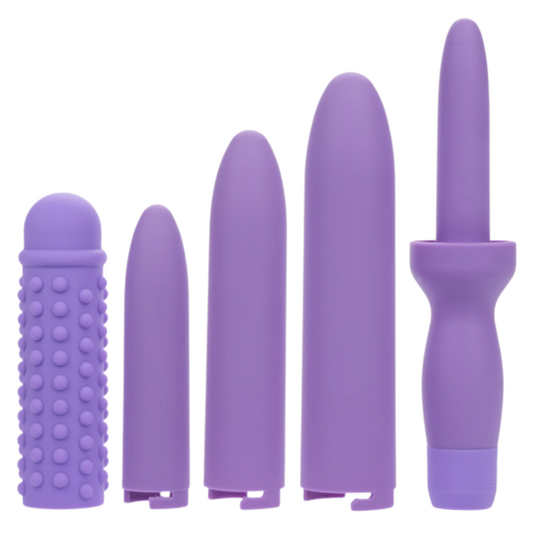 Dr. Laura Berman Dilators Set with Four Locking Sizes and Premium Silicone Textured Sleeve in Purple > Sex Toys > Dilators - Tophatter Daily Deals