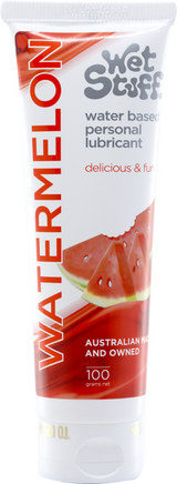 Wet Stuff Watermelon – Edible Water-Based Lubricant Gel 100g Tube > Lube > Flavoured - Tophatter Daily Deals