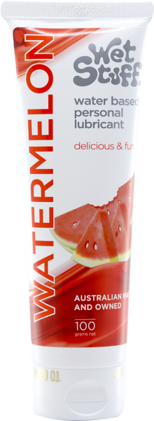 Wet Stuff Watermelon – Edible Water-Based Lubricant Gel 100g Tube > Lube > Flavoured - Tophatter Daily Deals