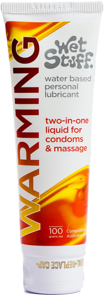 Wet Stuff Warming Tube – Water-Based Personal Lubricant 100g > Lube > Water Based - Tophatter Daily Deals