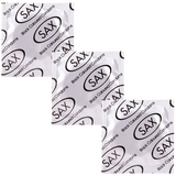 Sax Black Condoms – Regular 53mm Nominal Width Latex Condoms Bulk Pack of 144 > Essentials > Condoms - Tophatter Daily Deals