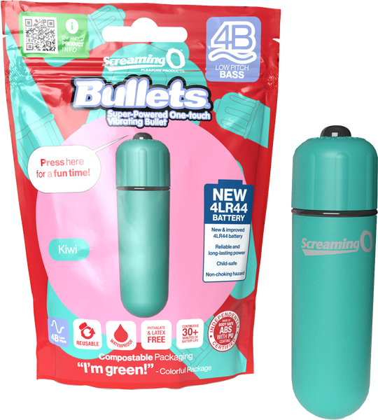 Bullets 4B Low Pitch Bass (Kiwi) > Vibrators > Mini Vibrators - Tophatter Daily Deals
