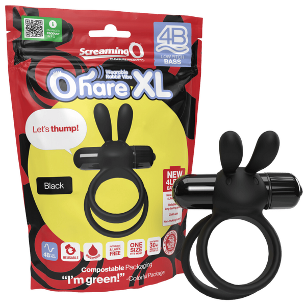 Ohare XL 4B – Deep-Rumbling Bass Vibrator with Stretchy Ring > Vibrators > Finger Vibrators - Tophatter Daily Deals