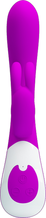 Harlan – Silicone Rabbit Vibrator with Dual Motors > Vibrators > Ladies > Rabbit - Tophatter Daily Deals