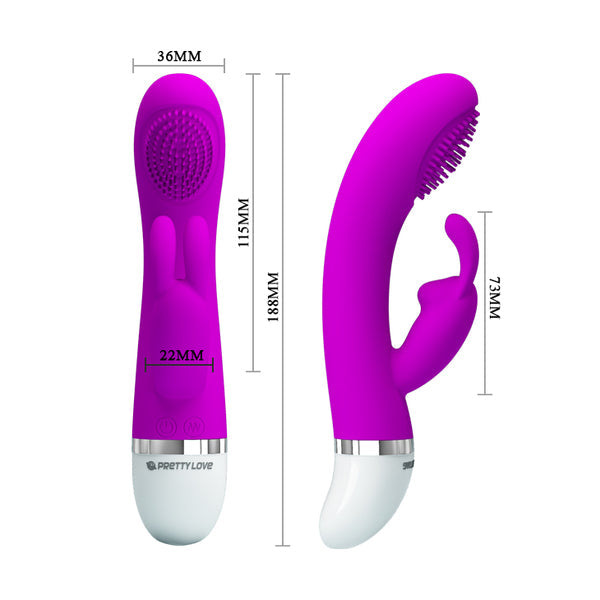Pretty Love Christ Rabbit Vibrator – Silicone 3 Tickling and 7 Vibration Functions Vibrator > Vibrators > Ladies > Rabbit - Tophatter Daily Deals