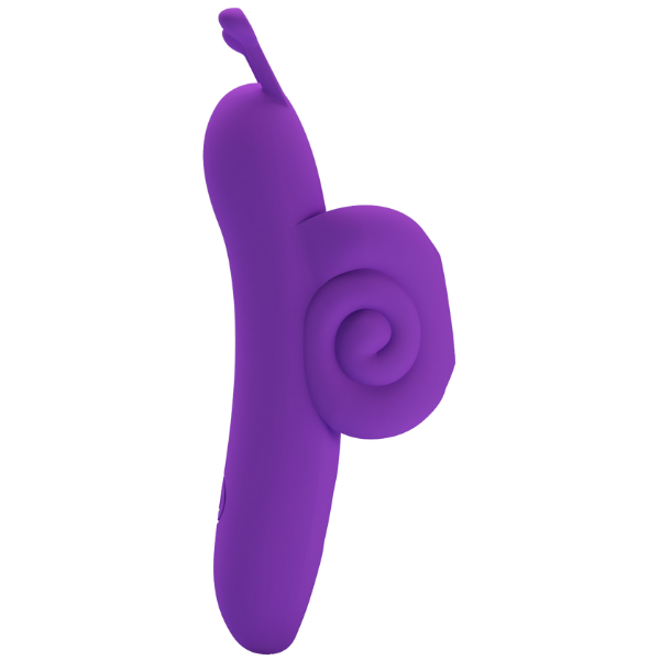 Rechargeable Snail – Ergonomic Silicone Finger Vibrator with 10 Vibration Modes > Vibrators > Finger Vibrators - Tophatter Daily Deals