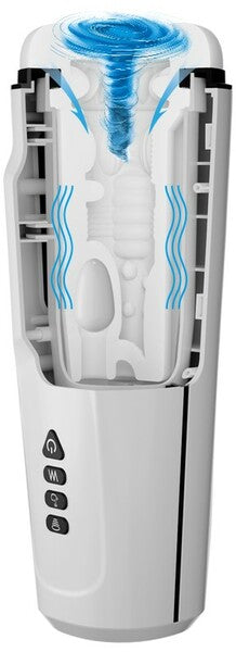 Sienna Rechargeable Masturbator – 3 Suction Settings and 12 Vibration Modes Masturbator > Sex Toys For Men > Masturbators Premium - Tophatter Daily Deals