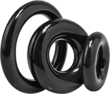 RingO X3 Cock Rings Mixed Pack - Black > Cock Ring > Sets - Tophatter Daily Deals