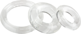 Ringo X3 Cock Rings Mixed Pack - Clear > Cock Ring > Sets - Tophatter Daily Deals