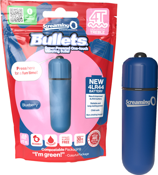 Bullets 4T High Pitch Treble (Blueberry) > Vibrators > Mini Vibrators - Tophatter Daily Deals