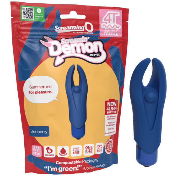 Demon 4T High Pitch Treble – Silicone Vibrator With 5 Speeds and Pulse Pattern > Vibrators > Mini Vibrators - Tophatter Daily Deals