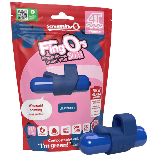 FingO Slim 4T – Waterproof Compact Finger Vibrator with High Pitch Treble Vibrations > Vibrators > Finger Vibrators - Tophatter Daily Deals