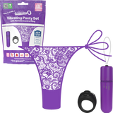 Vibrating Panty Set W/ Remote Ring 4t High Pitch Treble (Grape) > Sex Toys For Ladies > Panty Vibes - Tophatter Daily Deals