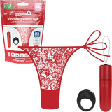 Vibrating Panty Set W/ Remote Ring 4t High Pitch Treble (Red) > Sex Toys For Ladies > Panty Vibes - Tophatter Daily Deals
