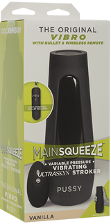 Doc Johnson Main Squeeze Original Vibro – Wireless Remote-Controlled Vibrating Masturbator > Sex Toys For Men > Masturbators > Vibrating - Tophatter Daily Deals