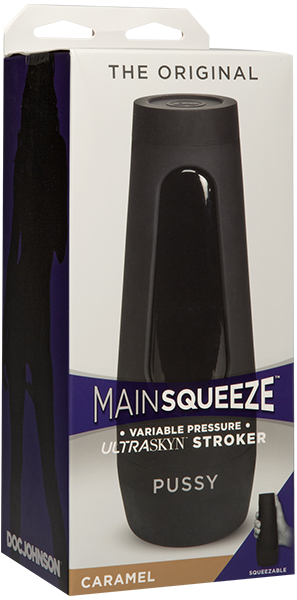 Doc Johnson Main Squeeze Original Pussy – Masturbator with Squeezable Grip and Suction Control > Sex Toys For Men > Masturbators > Manual - Tophatter Daily Deals
