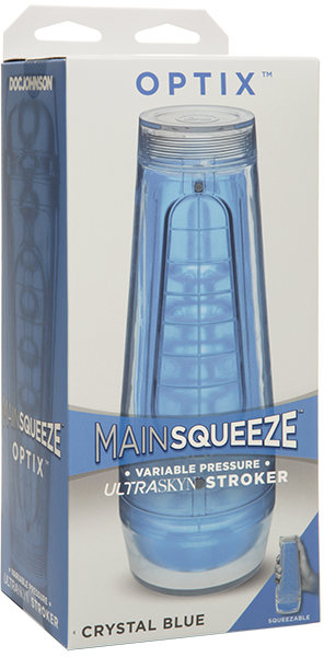 Doc Johnson Optix – Transparent Variable-Pressure Hard Case Masturbator > Sex Toys For Men > Masturbators > Vibrating - Tophatter Daily Deals