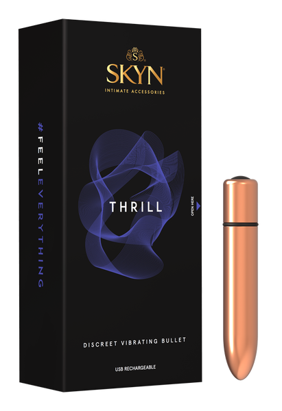 SKYN Thrill – USB Rechargeable Vibrating Bullet > Vibrators > Mini Vibrators - Tophatter Daily Deals