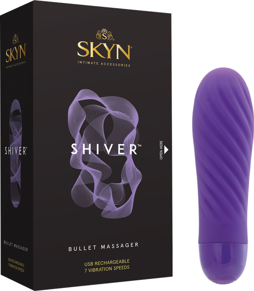 SKYN Shiver – Rechargeable Waterproof Bullet Vibrator with 7 Speeds and Modes > Vibrators > Mini Vibrators - Tophatter Daily Deals